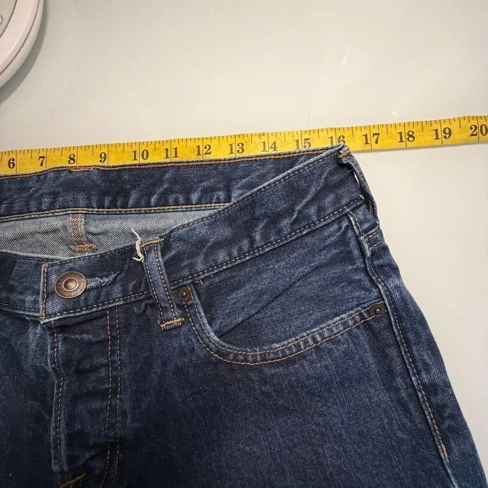 Abercrombie and Fitch Blue Denim Slim Straight Jeans Medium Wash Size W32 L30